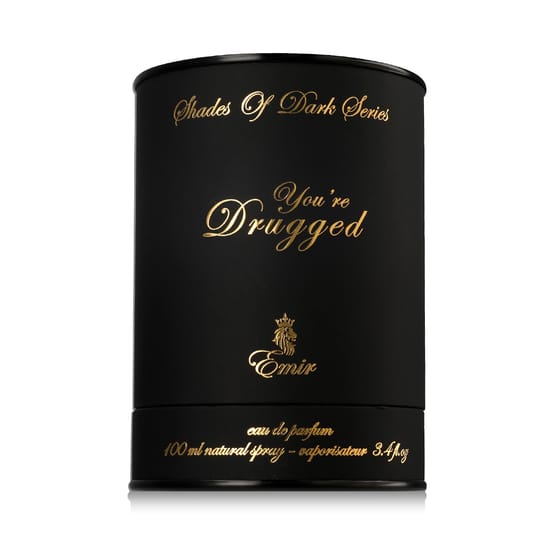 Оригинальная упаковка Emir You're Drugged EDP Бутылка парфюма Emir You're Drugged EDP вблизи