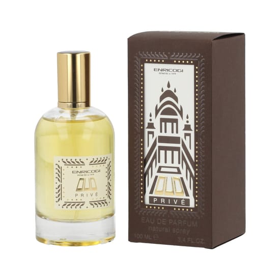 Оригинальная упаковка Enrico Gi Oud Privé EDP Элегантный флакон Enrico Gi Oud Privé EDP крупным планом