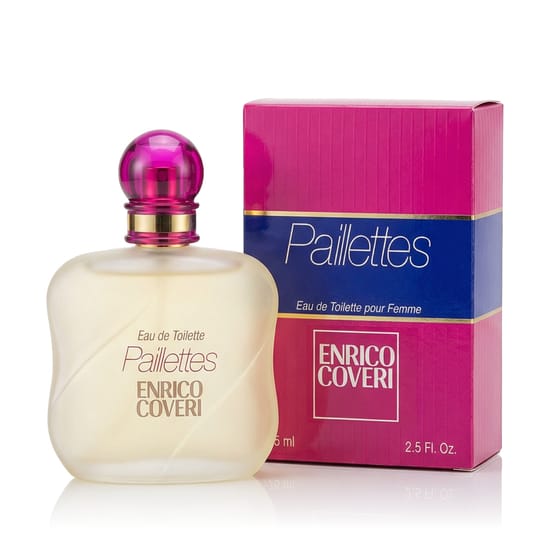Enrico Coveri Paillettes EDT pakend Enrico Coveri Paillettes EDT parfüümi pudel