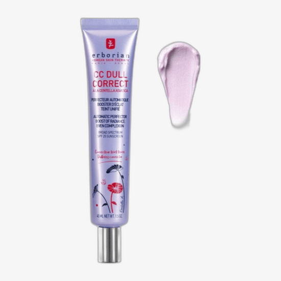 Close-up of Erborian CC Dull Correct Cream SPF packaging