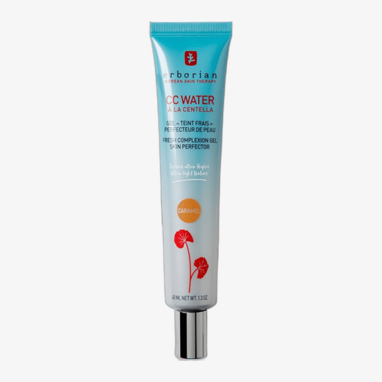 Close-up of Erborian CC Water Fresh Complexion Gel in Caramel Shade