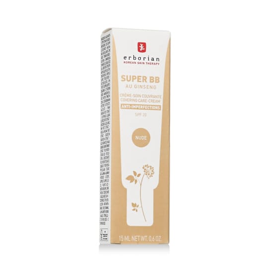 Косметика erborian bb super spf 20 (nude) в упаковке