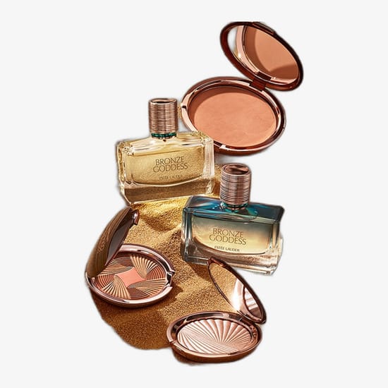 Estée Lauder Bronze Goddess Powder Bronzer 03 Medium Deep – Sleek compact with warm bronzer powder