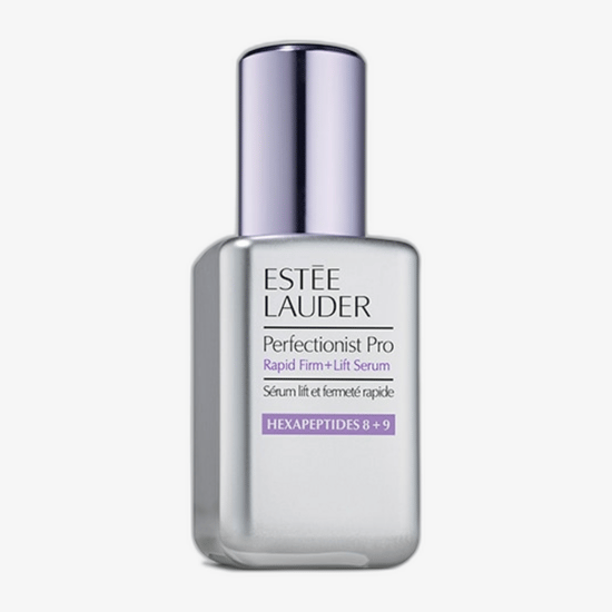 Close-up of Estée Lauder Perfectionist Pro Multi-Zone Wrinkle Concentrate bottle