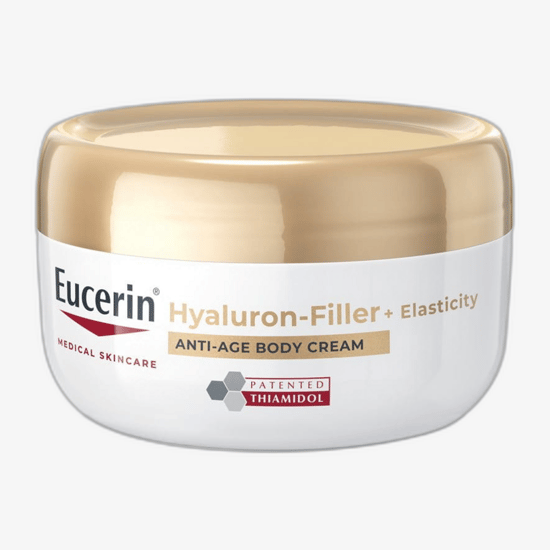 Eucerin Anti-Age Hyaluron-Filler + Elastsuse kehakreemi pakend