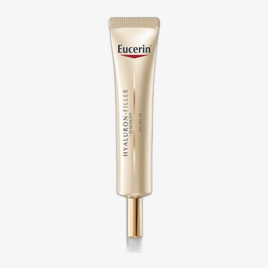Eucerin Anti-Edad Hyaluron-Filler + Elasticity silmakreem SPF 20 elegantsel pakendil