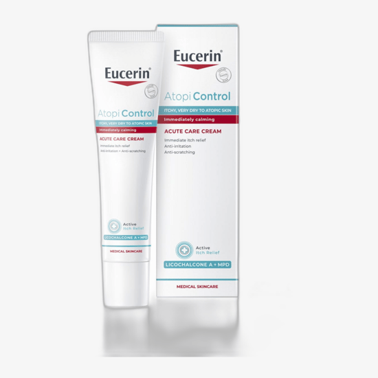 Успокаивающий крем Eucerin Atopi Control Acute Care в упаковке