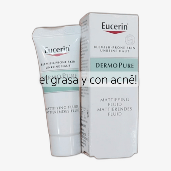 Image of Eucerin DermoPure Mattifying Fluid for shine control and hydration