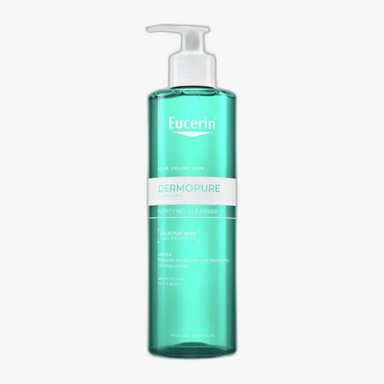 Eucerin DermoPure Purifying Cleanser Bottle Close-Up