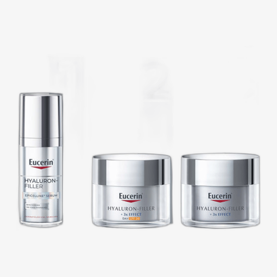 Eucerin hyaluron-filler night cream jar close-up
