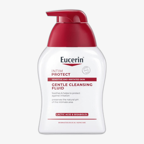 Eucerin Intim Protect Gentle Cleansing Gel Bottle Close-Up