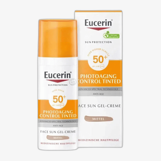 Eucerin Sun Kids Sensitive Protect Gel-Cream SPF 50+ toote pakend