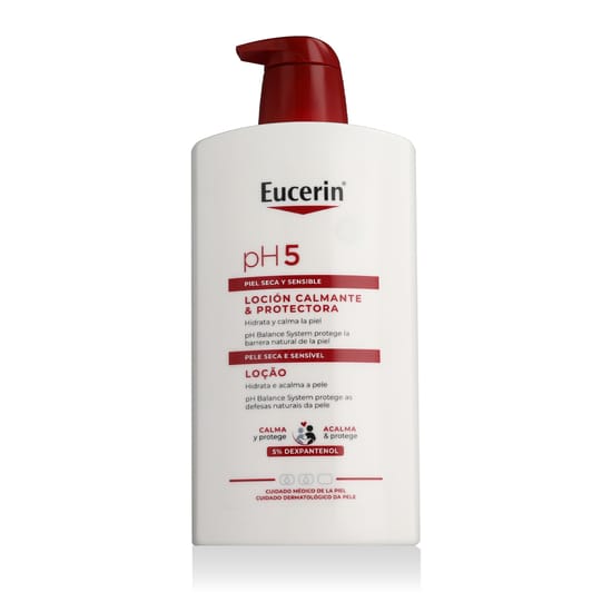 Moisturizing packaging of Eucerin pH5 Body Lotion 1000 ml
