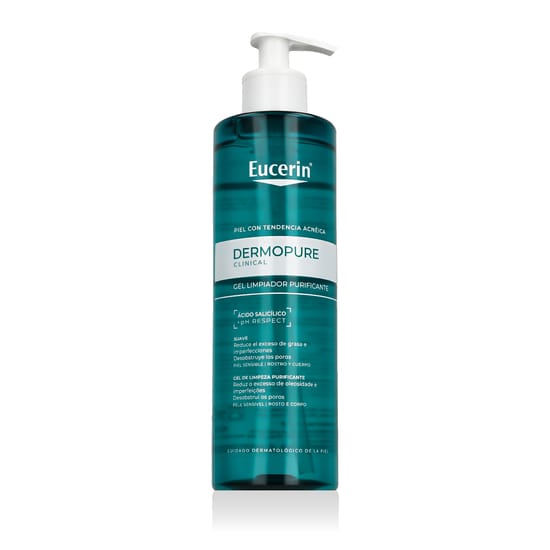 Eucerin DermoPure Purifying Cleanser Bottle Close-Up