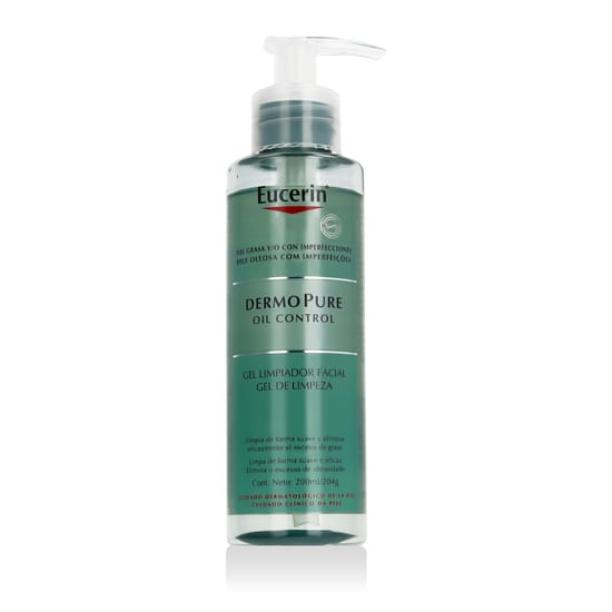 Eucerin DermoPure Oil Control Facial Cleansing Gel for Oily Skin, deep cleanse, gentle formula