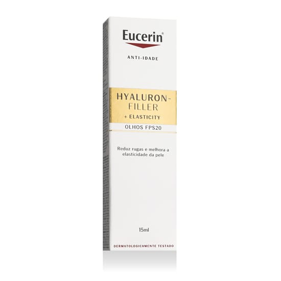 Eucerin Anti-Edad Hyaluron-Filler + Elasticity silmakreem SPF 20 elegantsel pakendil