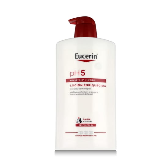 Eucerin pH5 Wash Lotion bottle close-up