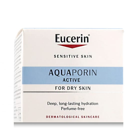 Eucerin Aquaporin Active крем для сухой кожи — легкая текстура, интенсивное увлажнение
