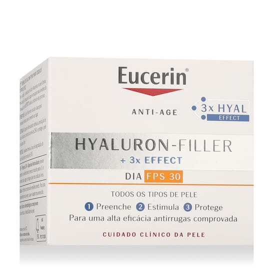 Eucerin Hyaluron-Filler + 3x Effect Day Cream SPF 30 in stylish jar