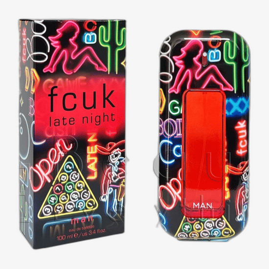Оригинальная упаковка FCUK Late Night for Her EDT Элегантный флакон FCUK Late Night for Her EDT