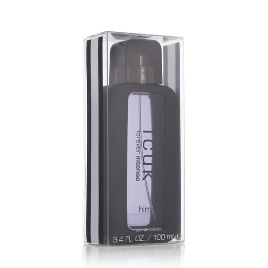 Elegant bottle of FCUK Forever Intense Him EDT