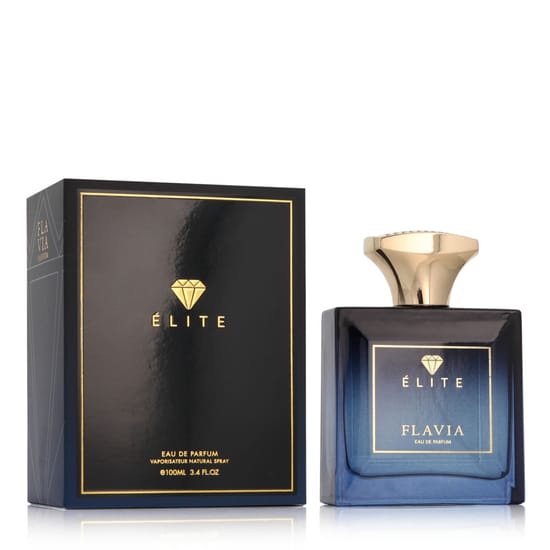 Bottle of Flavia Élite EDP in elegant design