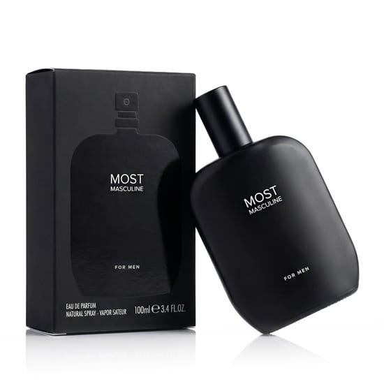 Fragrance One Most Masculine EDP showcasing modern, elegant design