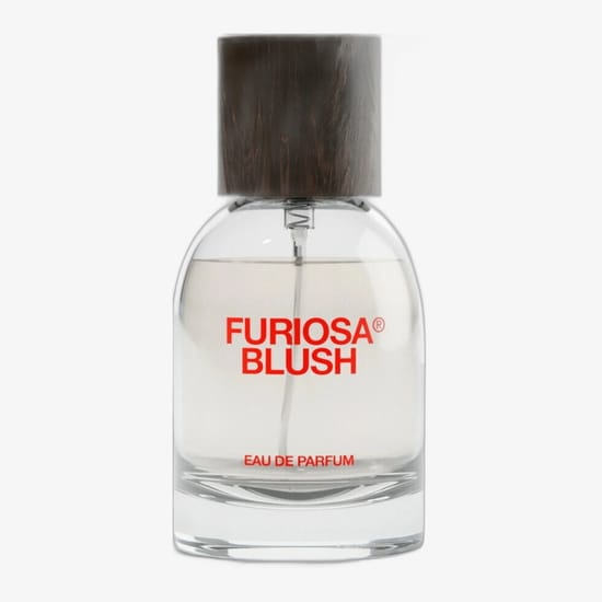 Bottle of furiosa® blush edp up close