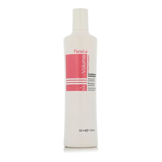 Close-up of Fanola Volume Volumizing Conditioner Bottle