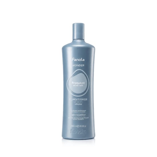 Fanola Frequent Extra Care Conditioner originaalpakend Fanola Frequent Extra Care Conditioner pudeli lähivõte