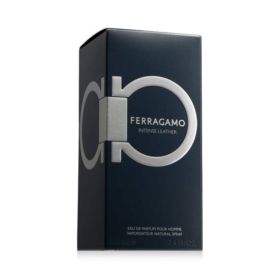 Elegant bottle of ferragamo ferragamo intense leather edp