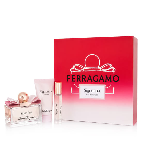 Ferragamo signorina edp komplekt mini ja kehakreemiga