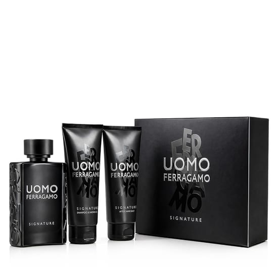 Ferragamo Uomo Signature lõhnakomplekt ja kehahooldustooted