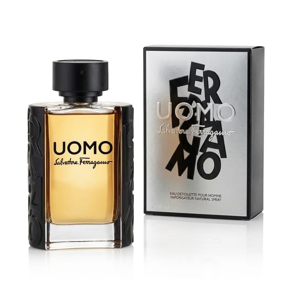 Ferragamo uomo edt pudel elegantse disainiga