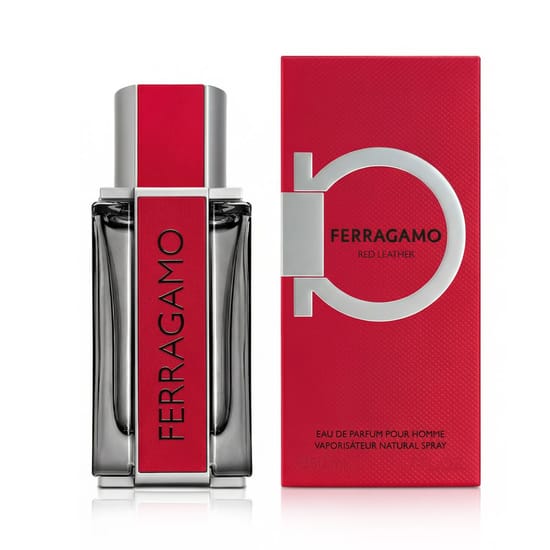 Ferragamo Red Leather EDP perfume bottle and packaging