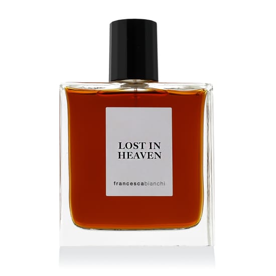 Elegant bottle of Francesca Bianchi Lost In Heaven EP close-up