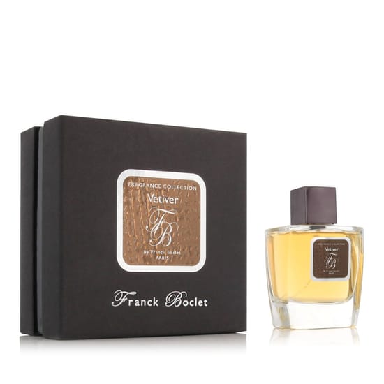 Elegant bottle of Franck Boclet Vetiver EDP