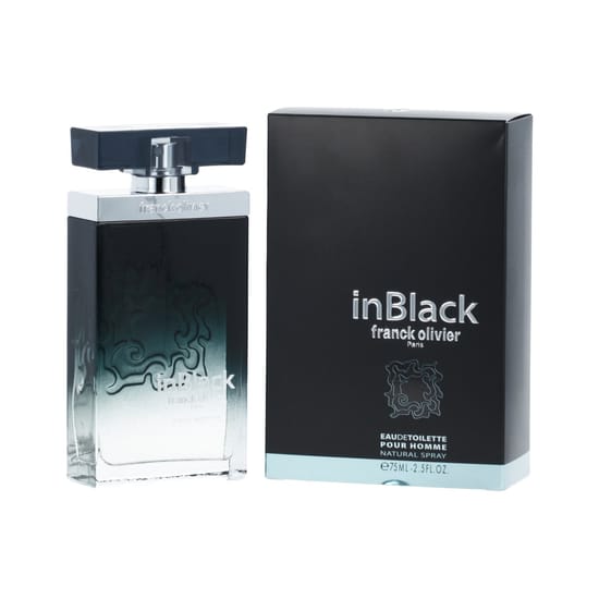 Оригинальная упаковка Franck Olivier In Black EDT Флакон аромата Franck Olivier In Black EDT
