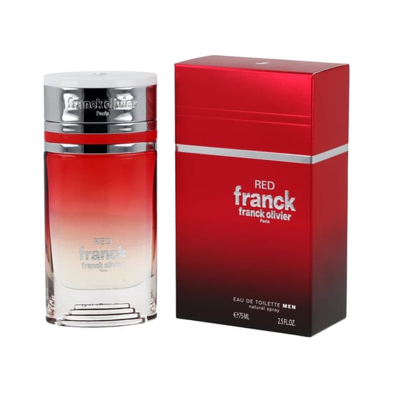 Bottle of Franck Olivier Franck Red EDT in a stylish design