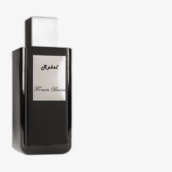 Close-up of the Franck Boclet Rebel EP fragrance bottle