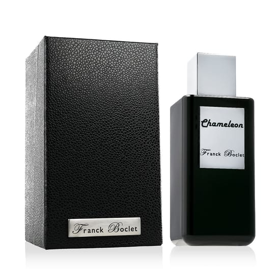 Close-up of the Franck Boclet Chameleon fragrance bottle