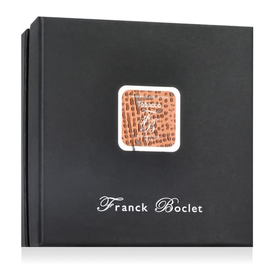 Элегантный флакон Franck Boclet Tobacco EDP крупным планом