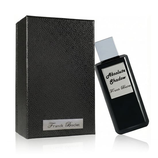 Originaalpakend parfüümile Franck Boclet Absolute Shadow EP Parfüümi Franck Boclet Absolute Shadow EP pudel lähivaatlusel