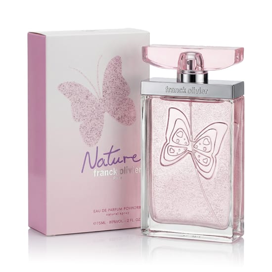 Originaalpakendis Franck Olivier Nature EDP parfüüm Franck Olivier Nature EDP parfüümi elegantne pudel