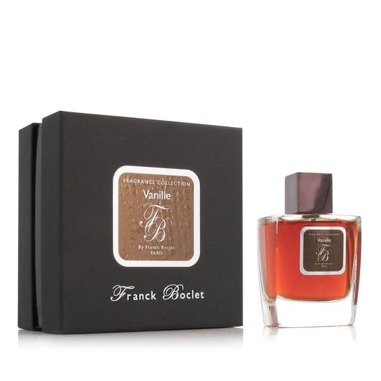 Упаковка Franck Boclet Vanille Eau De Parfum Элегантный флакон Franck Boclet Vanille Eau De Parfum
