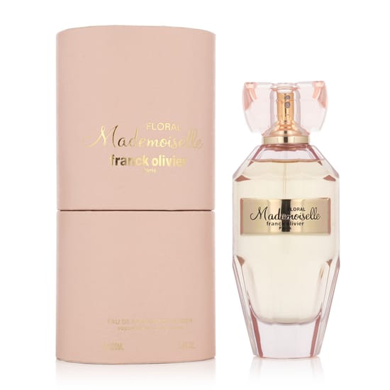Бутылка аромата Franck Olivier Mademoiselle Floral EDP вблизи