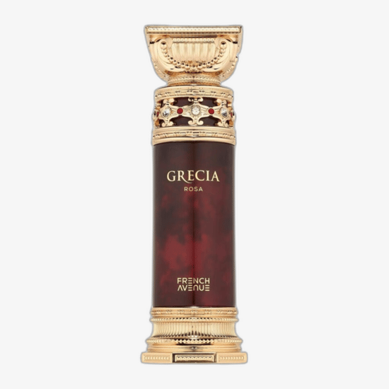 French avenue grecia parfum parfüümi pudel lähedalt