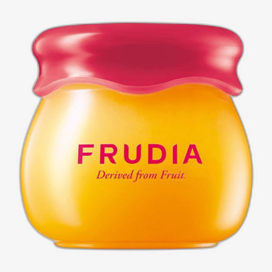 Close-up of Frudia Pomegranate Honey 3 in 1 Lip Balm