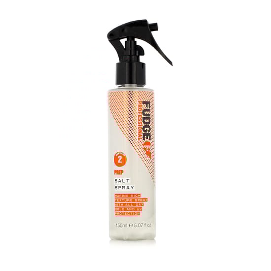 Fudge professional prep salt spray bottle on a white background