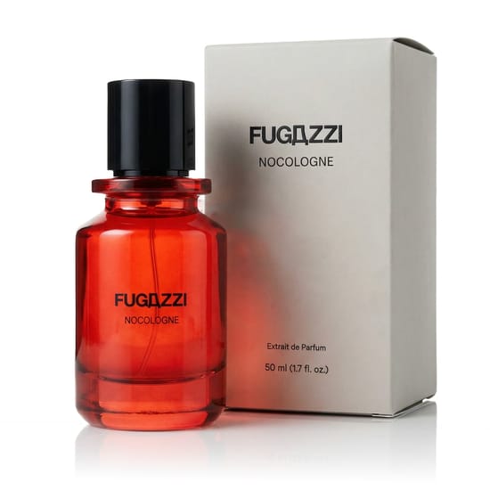 Original packaging of Fugazzi Nocologne EP Close-up of Fugazzi Nocologne EP bottle